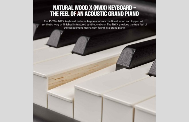 Yamaha P515 White Portable Piano - New Boxed Demo Model - Image 7